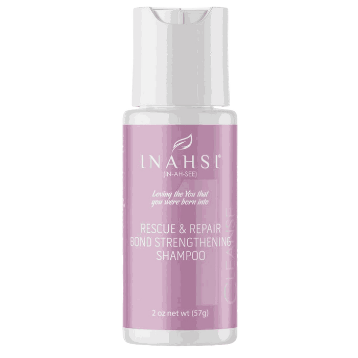 Inahsi Rescue & Repair Bond Strengthening Shampoo for damaged, thinning, and curly hair restoration