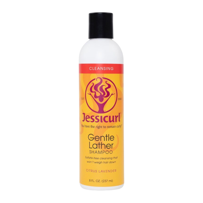 Jessicurl Gentle Lather Shampoo sulfate-free cleanser for soft, shiny hair