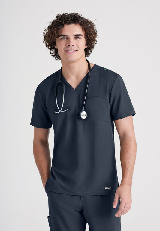 Journey Top - Steel - Grey's Anatomy Scrubs