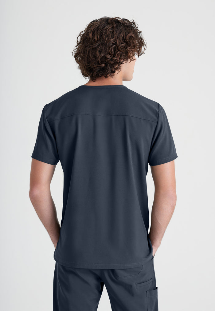 Journey Top - Steel - Grey's Anatomy Scrubs