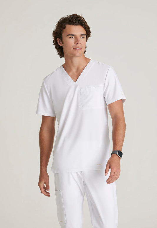 Journey Top - White - Grey's Anatomy Scrubs