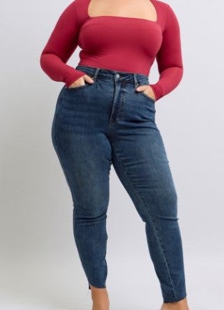 Judy Blue TC Step Hem Skinny Jean