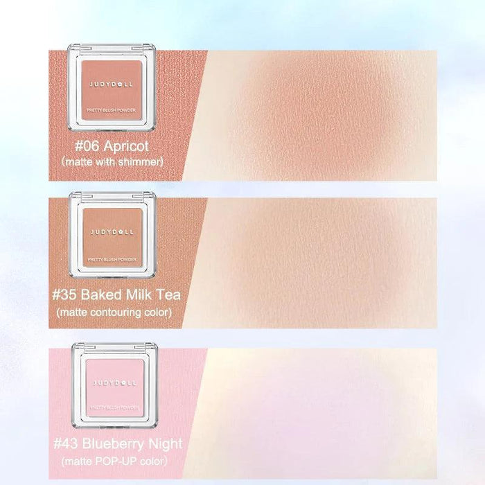 Judydoll Pretty Blush Soft Shimmering Matte Powder 2 g
