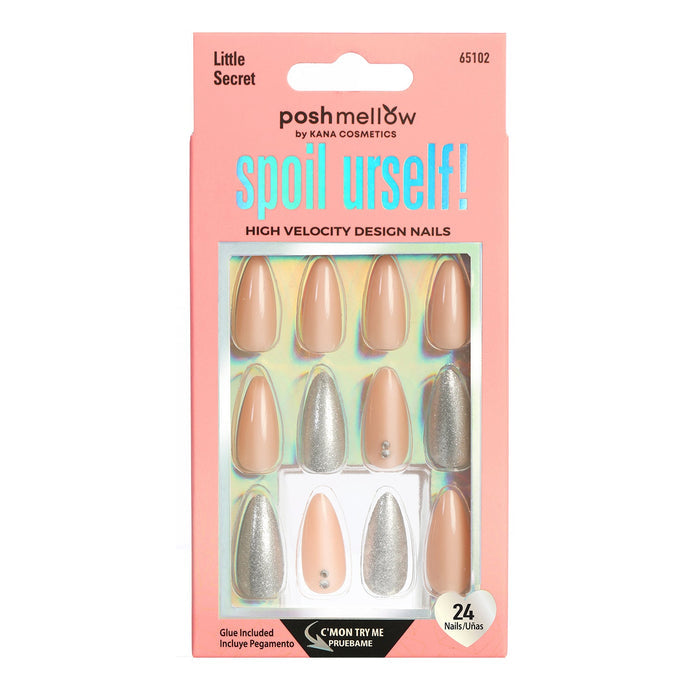 KANA Posh Mellow Spoil Urself! High Velocity Design 24 Nails - ikatehouse