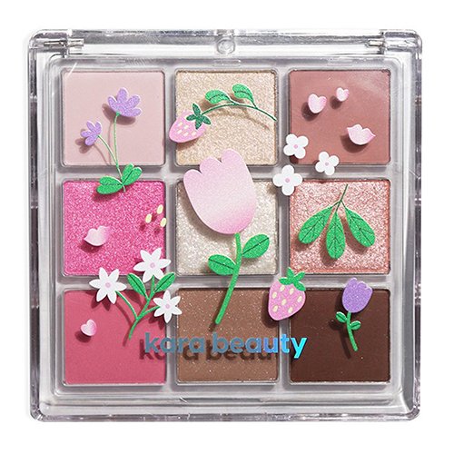 Kara Beauty 9 Shade Shadow Palette 0.32oz/ 9g - ikatehouse