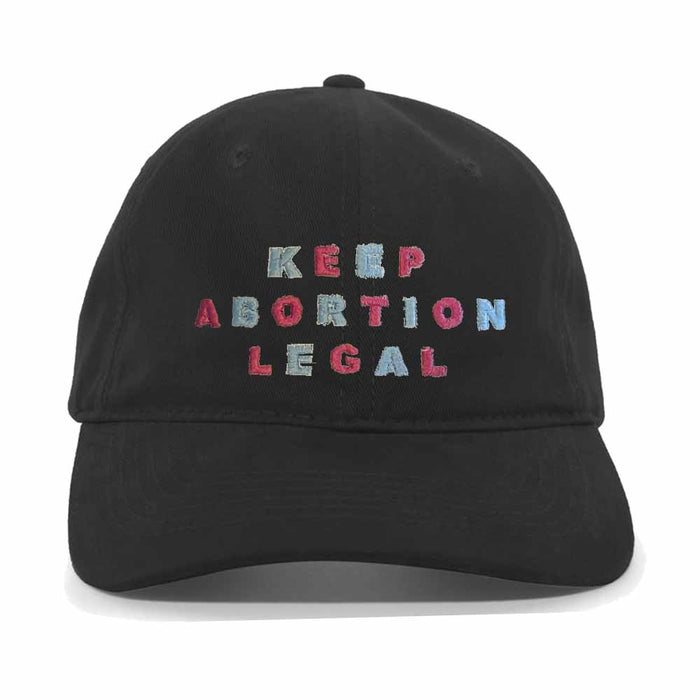 Keep Abortion Legal Twill Dad Hat Black