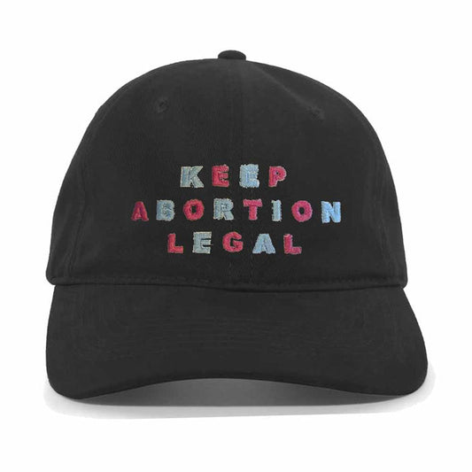 Keep Abortion Legal Twill Dad Hat Black