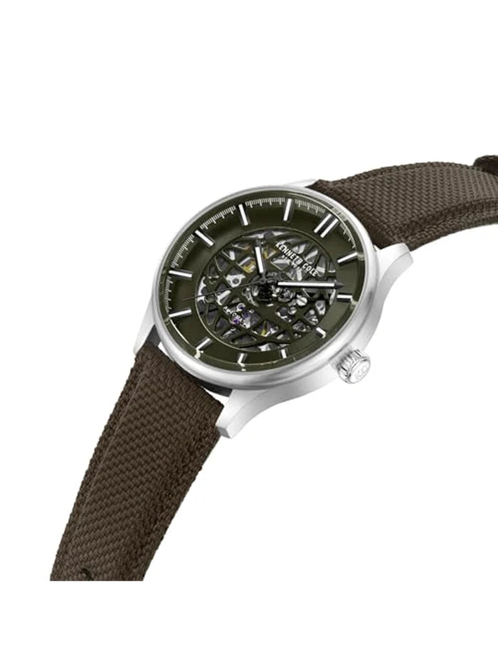 Kenneth Cole Round Green Dial Analog Watch - KCWGZ0089001MNW