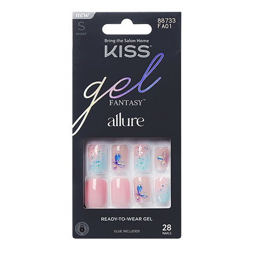 Kiss Gel Fantasy Allure Nails 28 Nails - ikatehouse