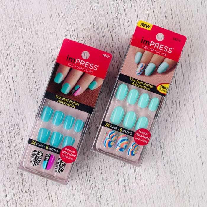 KISS imPress Press on Manicure One Step Gel - ikatehouse