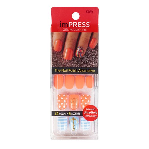 KISS imPress Press on Manicure One Step Gel - ikatehouse