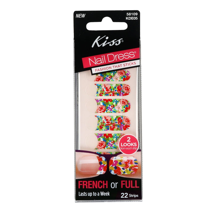 Kiss Nail Dress Fashion that Sticks French or Full 22 strips - ikatehouse