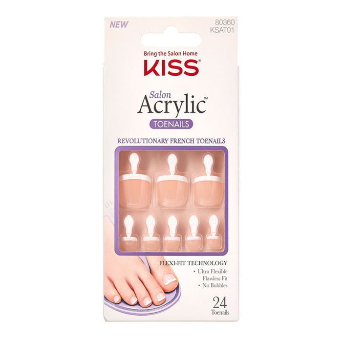 Kiss Salon Acrylic 24 Toenails - ikatehouse