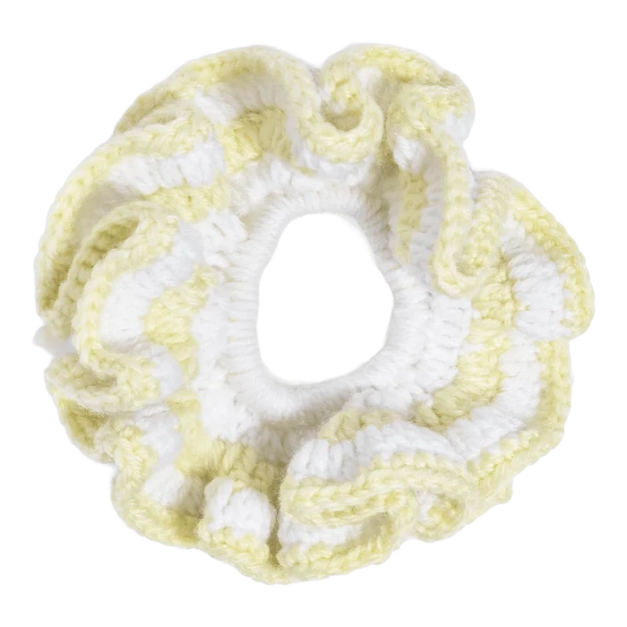 Kitsch - Crochet Scrunchie - Butter Yellow - Aesthetics By Kell