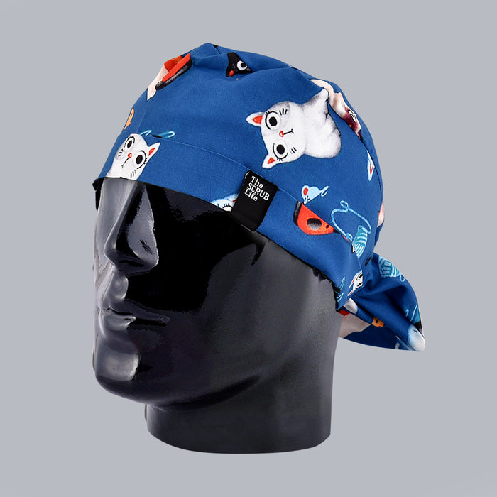 Kitten Design Female Bun Cap 007