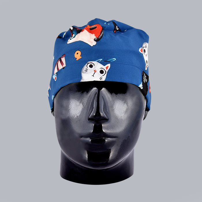 Kitten Design Female Bun Cap 007