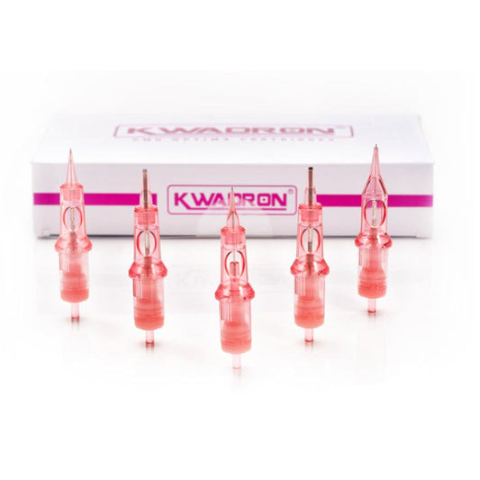 KWADRON OPTIMA PMU CARTRIDGE - 1 ROUND LINER 0.25MM LONG TAPER (25/1RLLT-OPT)