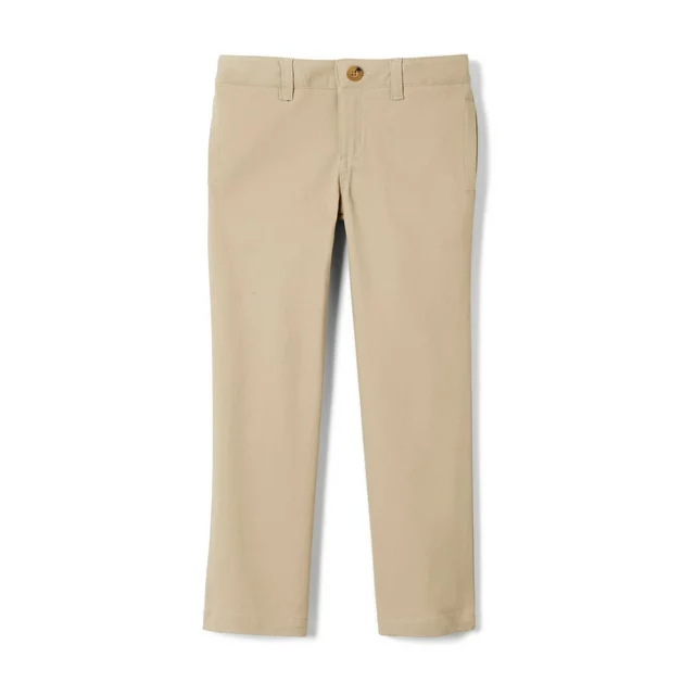 Lee Uniforms Girls Stretch Twill Straight Leg Pants