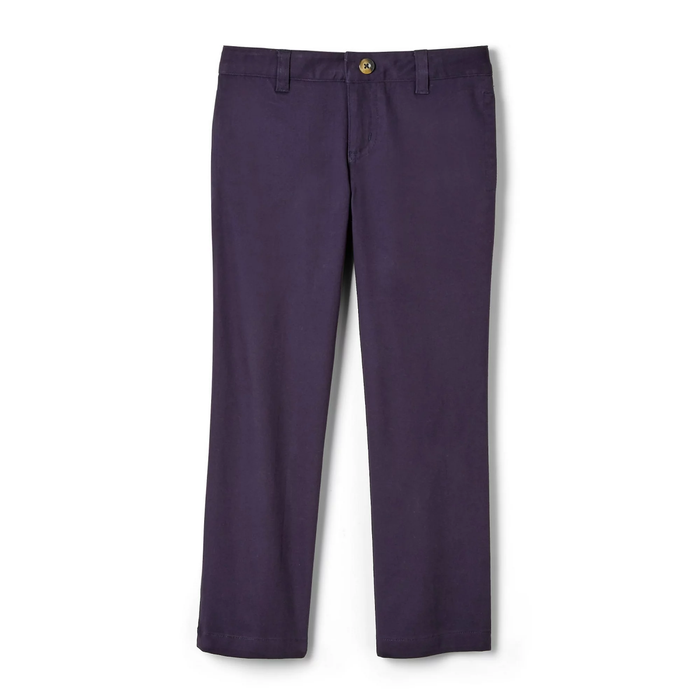 Lee Uniforms Girls Stretch Twill Straight Leg Pants