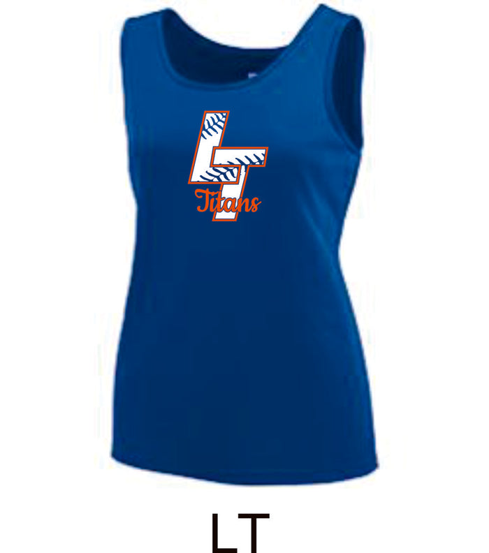Legend Baseball Training Tank- Girls or Ladies- Matte or Glitter