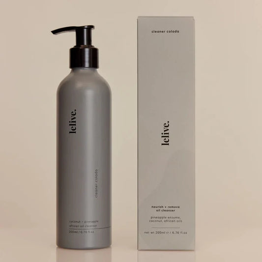 Lelive - cleaner colada | nourish + remove oil cleanser