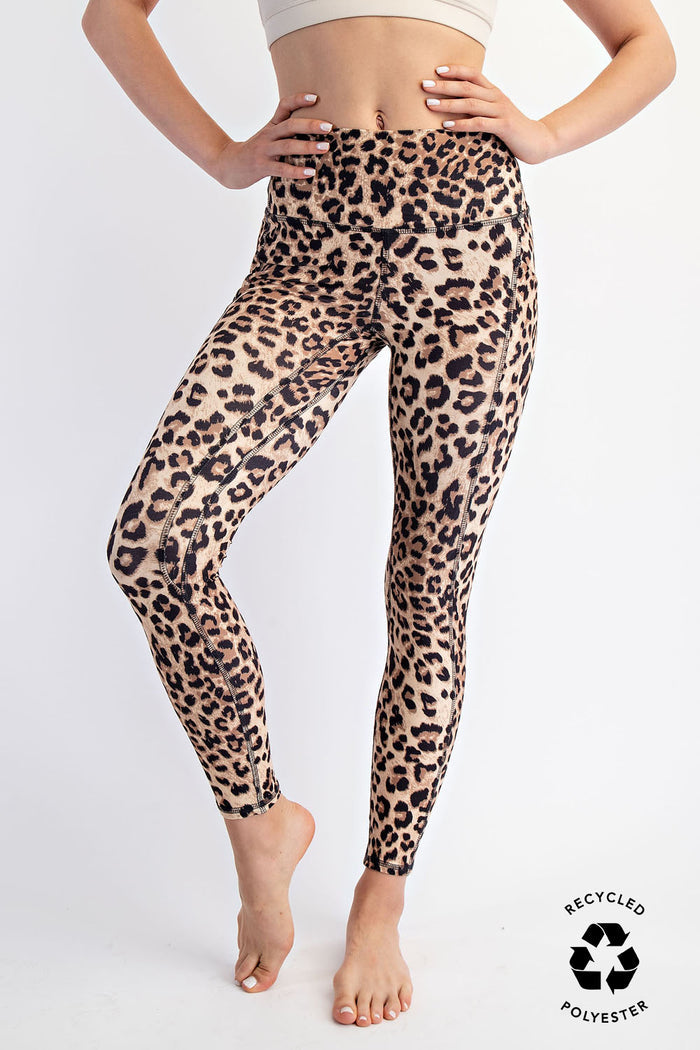 Leopard Butter Leggings with Pockets