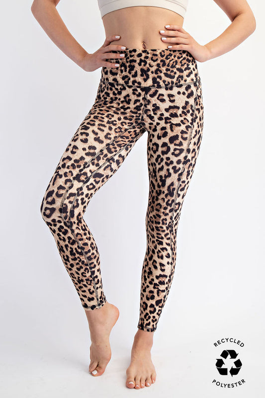 Leopard Butter Leggings with Pockets