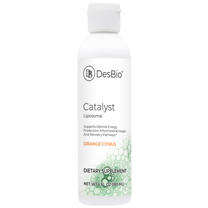 Liposomal Catalyst provides critical Krebs cycle (the process used by living cells to create energy) intermediates to support optimal energy production, mitochondrial health and recovery pathways in a liposomal delivery system.