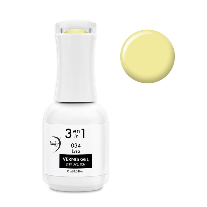 Looky Vernis Gel 3 en 1 #034 Lysa (EXCLUSIVITÉ WEB)