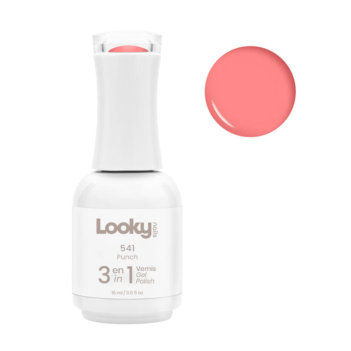 Looky Vernis Gel 3 en 1 #541 Punch (Collection Limonade)