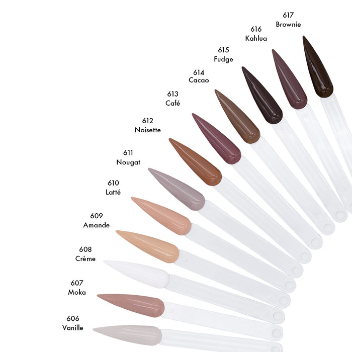 Looky Vernis Gel 3 en 1 #608 Crème (Collection Chocolat)