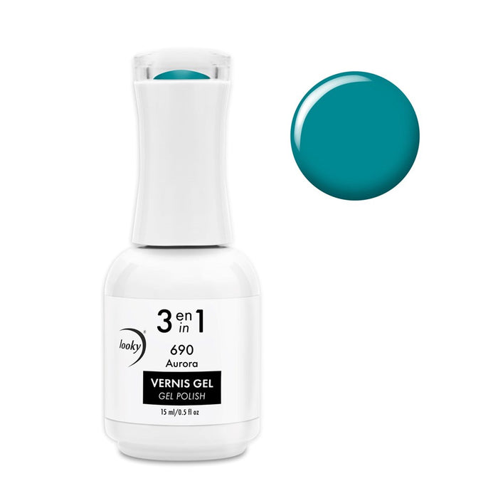 Looky Vernis Gel 3 en 1 #690 Aurora (Collection Pretty Bright)