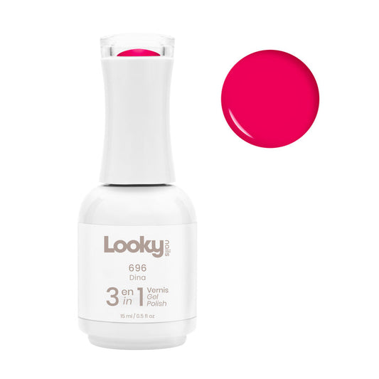 Looky Vernis Gel 3 en 1 #696 Dina (Collection Pretty Bright)