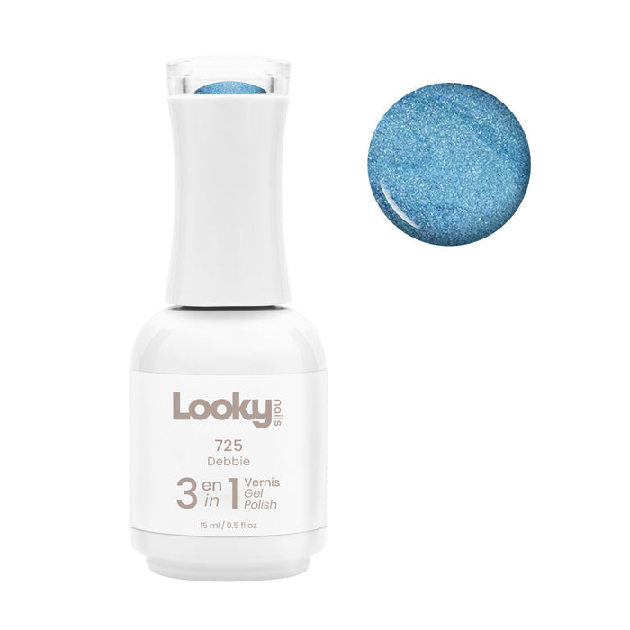 Looky Vernis Gel 3 en 1 #725 Debbie (Collection Disco Fluo)