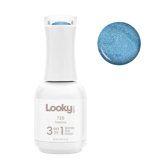 Looky Vernis Gel 3 en 1 #725 Debbie (Collection Disco Fluo)