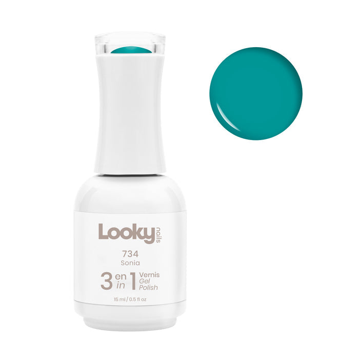 Looky Vernis Gel 3 en 1 #734 Sonia (Collection Sunset)