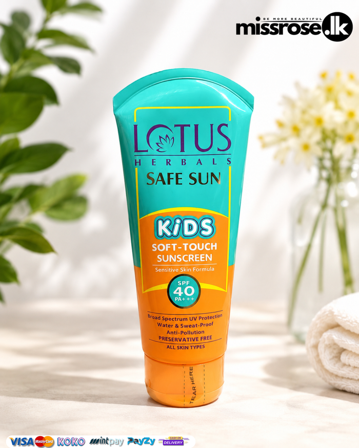 Lotus Herbals Safe Sun Kids Soft-Touch Sunscreen SPF 40 80g