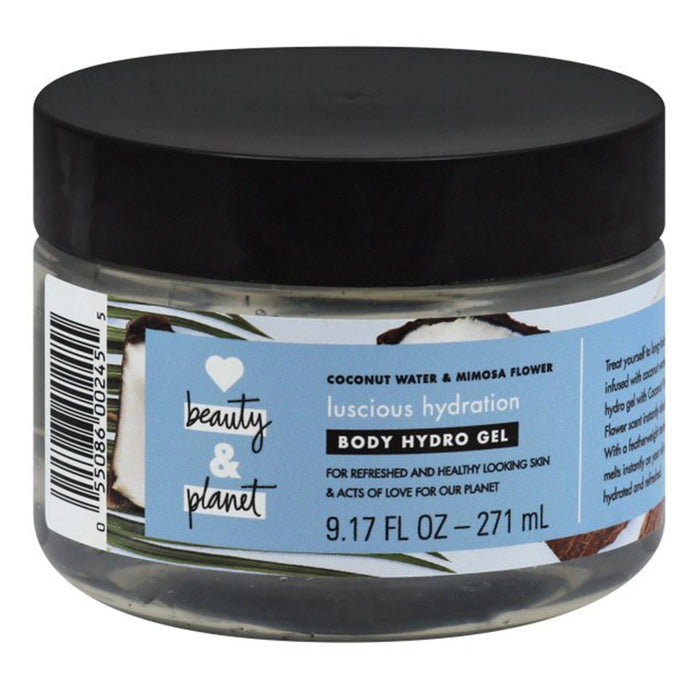 Love Beauty & Planet Coconut & Mimosa Body Hydro Gel 9.17oz - ikatehouse