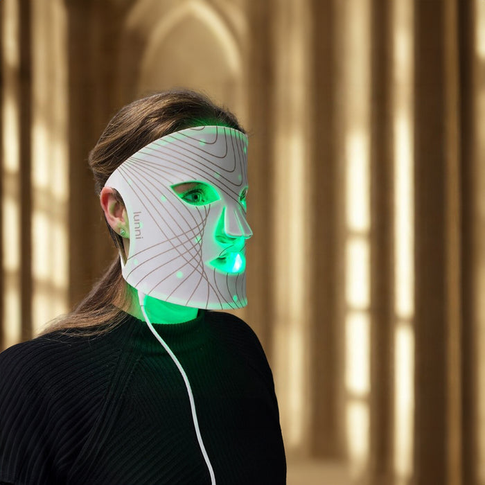 LUNNI Pro 2 - LED šviesos terapijos kaukė, juoda