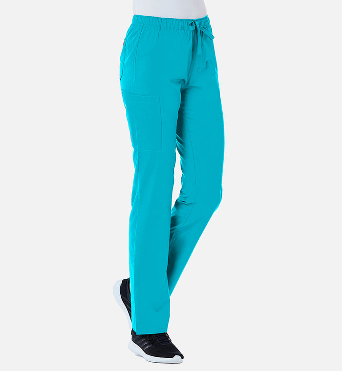 Maevn Red Panda Full Elastic Waist Scrub Pants