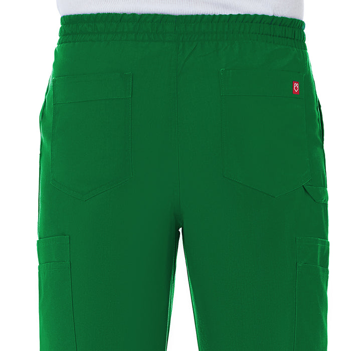 Maevn Red Panda Mens Full Elastic Cargo Scrub Pants