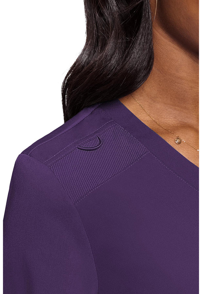Med Couture Touch 1-Pocket V-Neck Tuck In Scrub Top