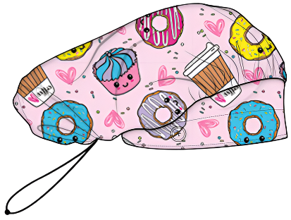 Medichic Helen Printed Bouffant Scrub Cap