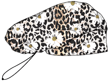Medichic Helen Printed Bouffant Scrub Cap