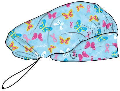 Medichic Helen Printed Bouffant Scrub Cap