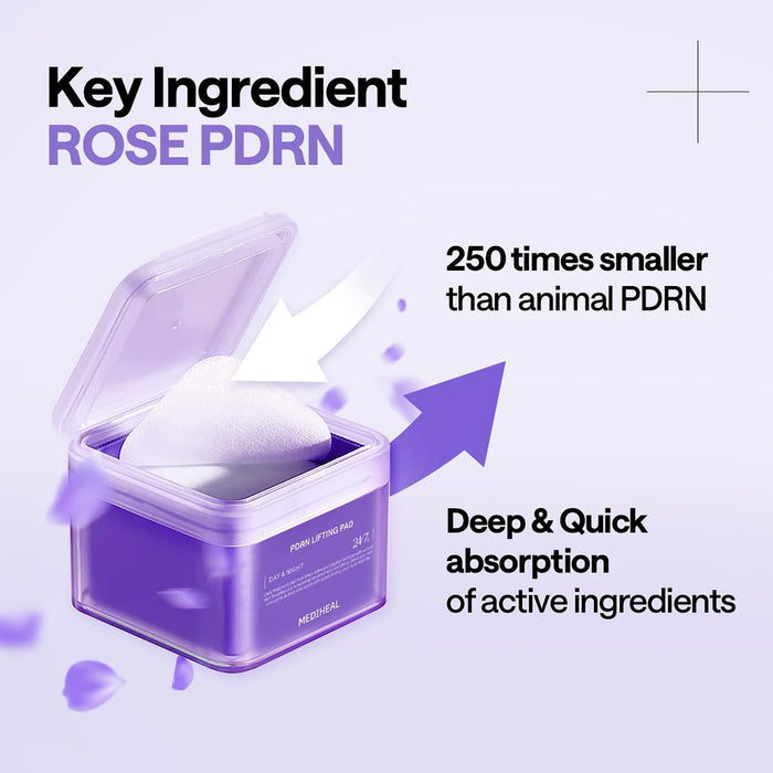 Mediheal PDRN Lifting Facial Toner Pad 100 Pads
