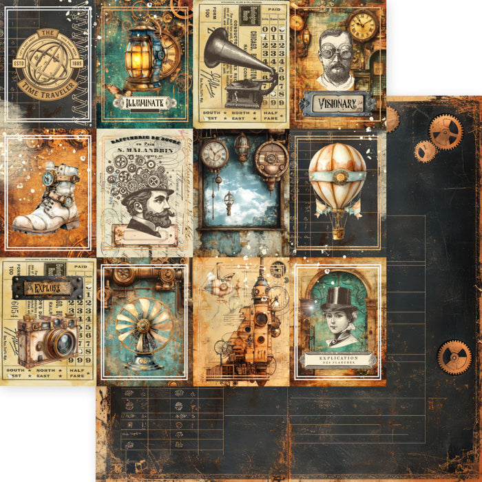 Memory-Place - 8X8 Collection Pack - Visionaries. Looking for Vintage or Steam Punk? Available at Embellish Away located in Bowmanville Ontario Canada.