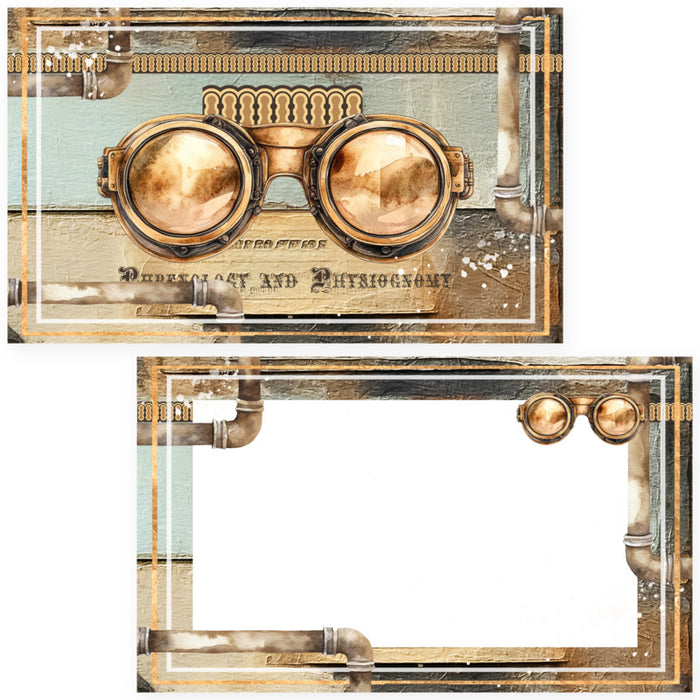 Memory-Place - Journal Cards - Visionaries - 20/Pkg - 4 Designs/5 Each. Approx. 2.1 x 3.5.. Available at Embellish Away located in Bowmanville Ontario Canada.