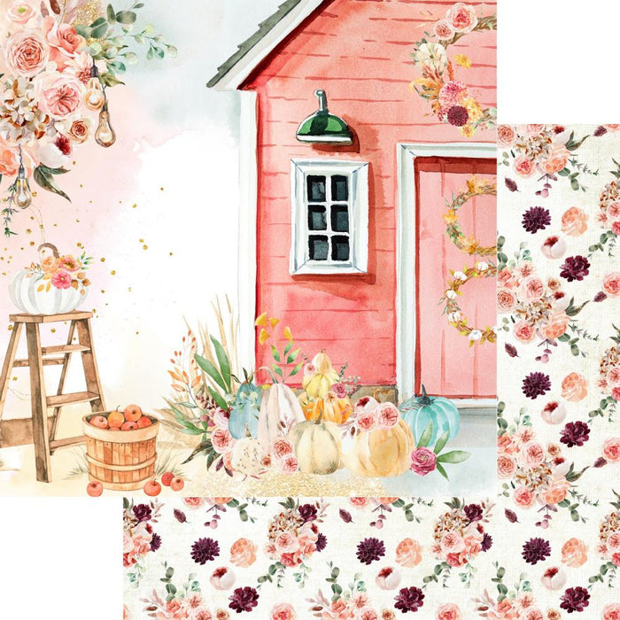 Memory Place - Kawaii Paper Goods Bundle Box - Autumn Wishes. Kawaii Paper Autumn Wishes quarterly bundle includes: 12 double-sided 12x12 inch Cardstock (2 each/6 designs), 1 Pack of Ephemera Die Cut Cardstock, 24 Sheets of 6x6 inch Origami Papers (6 each/4 designs), 1 clear stamp set, 1 roll of Washi tape (1 inch x 5.4 yards) and a bonus set of die-cut chipboard.  Available at Embellish Away located in Bowmanville Ontario Canada.