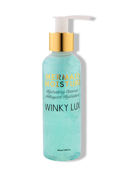 mermaid moisture hydrating face cleanser on white background